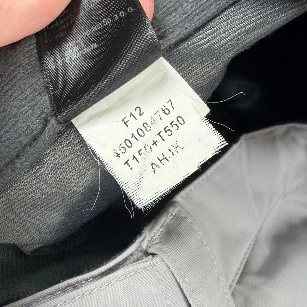 The North Face HyVent Snow Pants Mens Medium Long Gray Insulated Ski AHJK FLAW